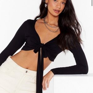 Nasty gal tie top